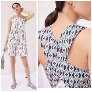 Anthropologie Maeve Textured Swing Mini Dress Size XS​​​